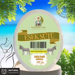 KENDİNDEN SÜNGERLİ EŞEK SÜTLÜ SABUN - herbantine