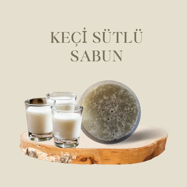 KENDİNDEN SÜNGERLİ KEÇİ SÜTLÜ SABUN - herbantine